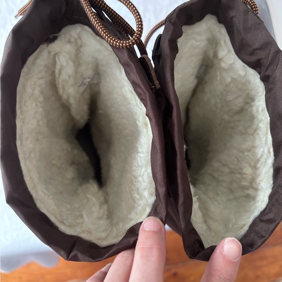 Women’s Pajar Grip Tall Lace Up Water Resistant Lined Snow Boot in Brown Size 9 - Picture 15 of 16